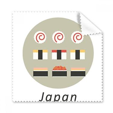 Imagem de Pano de limpeza tradicional japonês local diferente de sushi, limpador de óculos, 5 peças