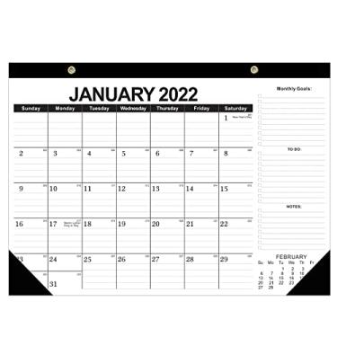 Imagem de Calendário de mesa 2022 – Calendário mensal de mesa e parede 2022, janeiro de 2022 – junho de 2023, calendário de mesa de 30,48 cm x 43,7 cm, perfeito para casa e escritório (estilo 3)