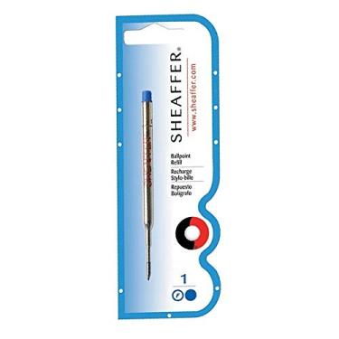 Imagem de Refil de caneta esferográfica Sheaffer, tinta preta, ponta média, 6 refis.