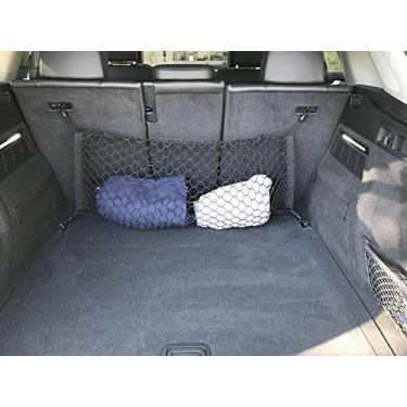 Imagem de Rede de carga elástica estilo envelope automotivo para Audi Q5 SQ5 Q5 Hybrid 2009 - 2023 - Organizador e armazenamento de porta-malas premium - Rede de bagagem para crossover - Organizador de carro para Audi Q 5 SQ 5 Q 5