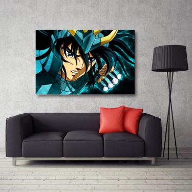 Imagem de Quadro decorativo Cavaleiro dos Zodiacos Tela em Tecido