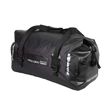 Imagem de Bolsa traseira à prova d'água de grande capacidade para motocicleta bolsa de couro para motocross mochila macia, preta, 66L