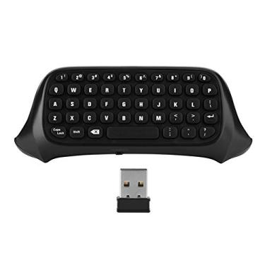 Imagem de Mini controle sem fio, teclado, controle sem fio, chat, teclado One, para One, gamepad, controle de jogos (preto)