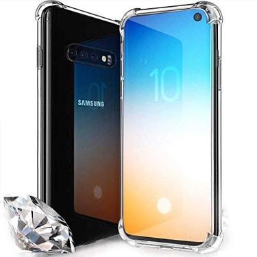 Imagem de Capa Anti Shock Impactos para Samsung Galaxy S10E - Bordas Reforçadas, Transparente