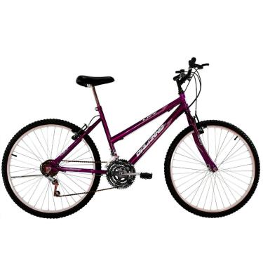 Imagem de Bicicleta Aro 26 Dal'annio Bike Life Feminina 18 Marchas Roxa