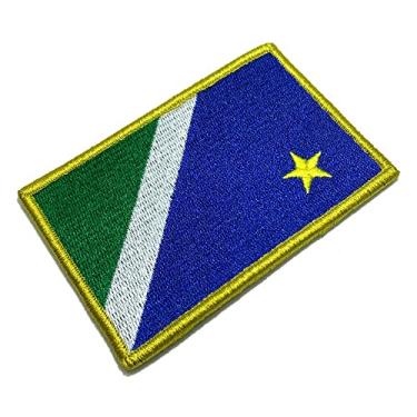 Imagem de BE0011V21 Bandeira Mato Grosso do Sul Bordado Fecho Contato