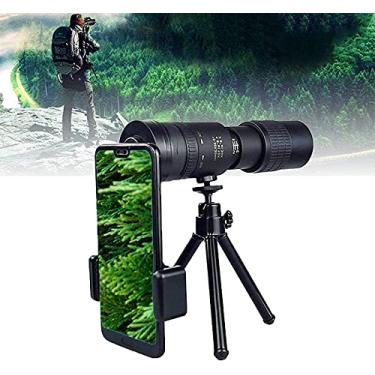 Imagem de Telescópio monocular 4K 10-300X40 mm Zoom Monocular Telescópio, Alta Potência Hd Monóculo com Suporte para Smartphone Tripé Bak4 para Caminhada Acampamento Viagens Pequena Surpresa