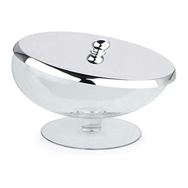 Imagem de Bomboniere Andrea Com Vidro e Aço Inox - Forma