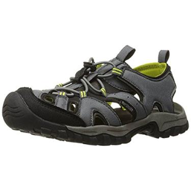 Imagem de Sandália infantil atlética de verão Burke II Northside com bolsa impermeável e seca, Gray/Volt, 1 Little Kid