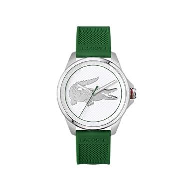 Imagem de Lacoste Relógio masculino Le Croc de quartzo – Relógio premium, Branco, One size, masculino