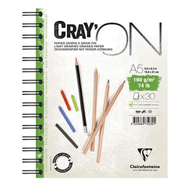 Imagem de CLAIREFONTAINE Caderno de Desenho, Cray'On, Branco, A5