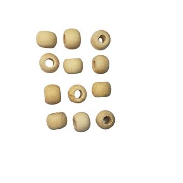 Imagem de Ponteira De Madeira Cor Marfim Chata 14 Pct 50 Unidades