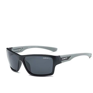 Imagem de Óculos De Sol Esportivo Feminino Masculino Polarizado Proteção UV400 Quadrado Dubery 2071 Dirigir Pesca Ciclismo Moto