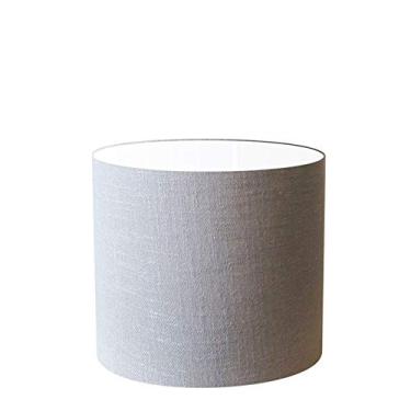 Imagem de Cúpula Abajur Cilíndrica Cp-8007 Ø20x22cm Rustico Cinza