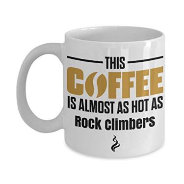 Imagem de Caneca de café This Coffee is Almost as Hot as Rock Climbers