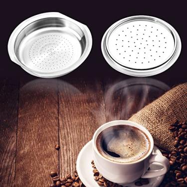 Imagem de Cápsulas de café de aço inoxidável recarregáveis Cápsulas de café expresso compatíveis com a máquina de café Senseo
