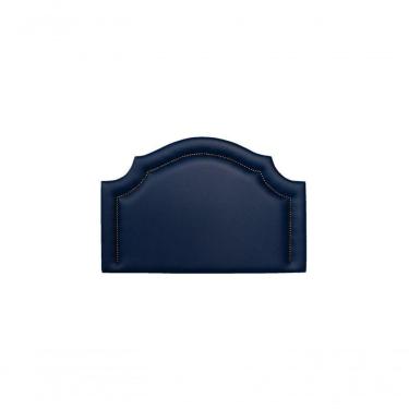 Imagem de Cabeceira Solteiro Luxo 90X60 Azul Tachas Fumê
