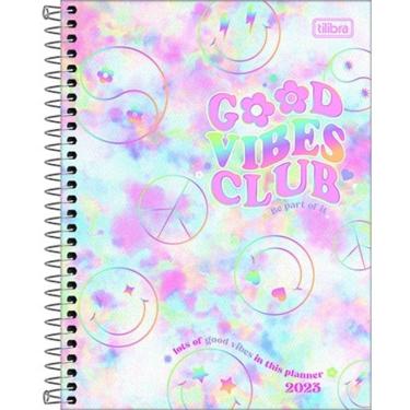 Imagem de Planner Espiral GOOD VIBES M7 2023 - TILIBRA