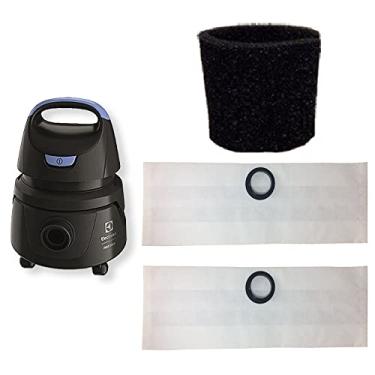 Imagem de 3 Saco Descartável + Filtro Permanente para Aspirador de Pó Electrolux Hidrolux AWD01