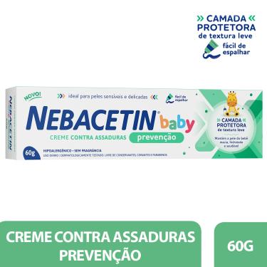 Imagem de Creme contra Assaduras Nebacetin Baby Prevenção 60g 60g
