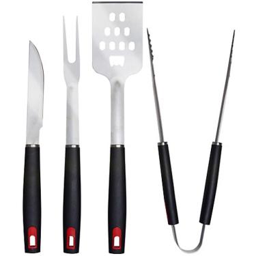 Imagem de Kit 4 Peças para Churrasco Preto Mr Beef