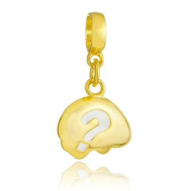 Imagem de Pingente Berloque Cérebro ? Pandora Banhado a Ouro 18k
