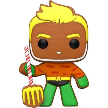 Imagem de Boneco Gingerbread Aquaman - Dc Super Heroes - Funko Pop! 445