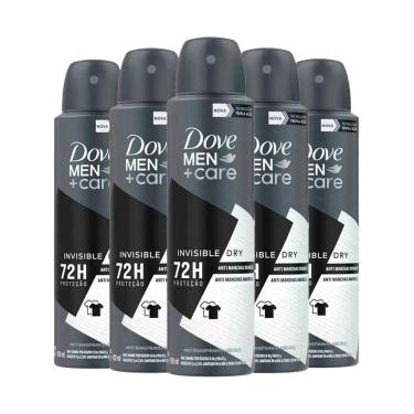 Imagem de Kit Desodorante Aerosol Dove Men Invisible 150ml - 5 unidades