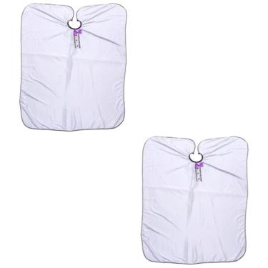 Imagem de Beaupretty 3 Pecas Capa Elásticos Apanhador De Cabelo De Barbeiro Pano Para Cortar Cabelo Manto De Corte De Cabelo Pano De Corte De Cabelo Avental Toga Capeleta Mantos Vestido À Prova D'água
