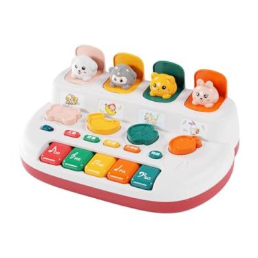 Imagem de Generic Brinquedo interativo para bebês, brinquedos educativos infantis montessori para crianças de 3 4 5 6 anos, Vermelho