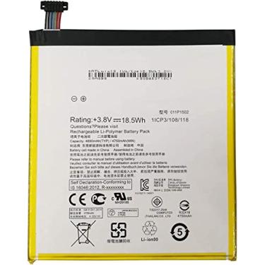 Imagem de Bateria de substituição para laptop compatível C11P1502 (1ICP3/108/118) for ASUS ZenPad 10 Z300C P023 Z300CL Z300CG ZenPad 10.1 Series 3.8V 18.5Wh 4750mAh