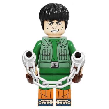 Imagem de Boneco Blocos De Montar Might Guy Naruto Mangá