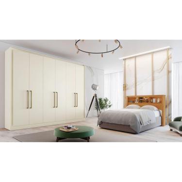 Imagem de Roupeiro Argos 6Pts 100% Mdf
