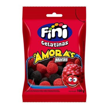 Imagem de Balas de Gelatina Fini Amoras 100g