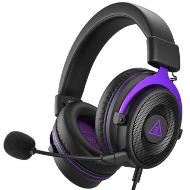 Imagem de EKSA E900 Headset with Microphone for PC, PS4,PS5, Xbox - Detachable Noise Canceling Mic, 3D Surround Sound, Wired Headphone for Gaming, Computer, Laptop, 3.5MM Jack