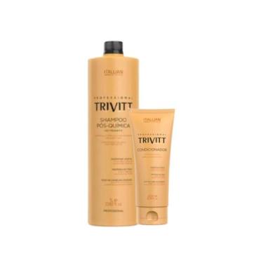 Imagem de Shampoo Pós Química 1L + Condicionador 200G Trivitt - Itallian Hairtec