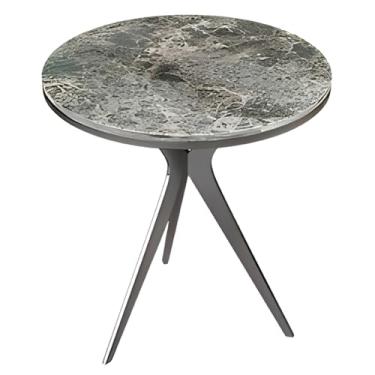 Imagem de Mesa Lateral Redonda, Mesa Lateral Pequena Resistente E Durável, Mesa Lateral Moderna Com Estrutura De Metal, Para Sofá E Dormitório (Color : STYLE 7, Size : 19.68x19.68in)