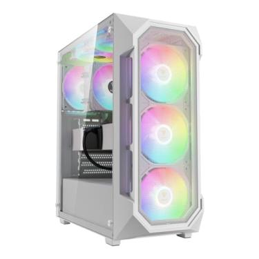Imagem de Gabinete Gamdias Aura GC1 Elite Branco com 4 fans