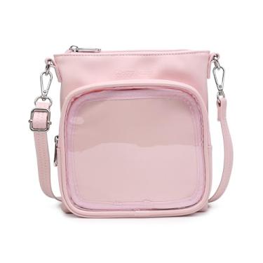 Imagem de CHERRY SAUCE Bolsa tiracolo Ita Bag Mini bolsa pequena bolsa de ombro para exibição de anime, rosa