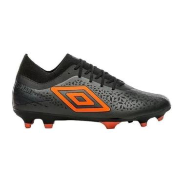 Imagem de Chuteira Campo Umbro Adamant Premier (37, Preto e Laranja)