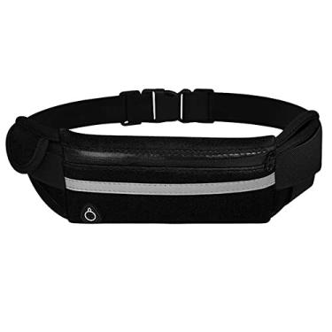 Imagem de Pochete para Corrida Fitness porta Celular chaves Impermeável Preto CBRN19472