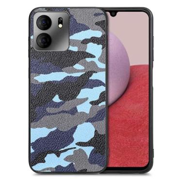 Imagem de DAMONDY Capa para BLU View 5 B160V, capa de telefone BLU View5, capa de TPU à prova de choque com design camuflado 3D para homens e mulheres, capa de celular de silicone de borracha macia para BLU