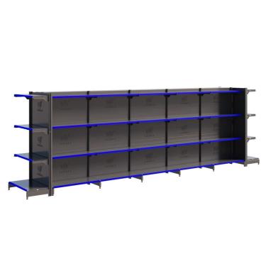 Imagem de Gôndola Expositora Fit Centro 2 Pontas 1 Inicial E 4 Continuações 1,37 m Amapá