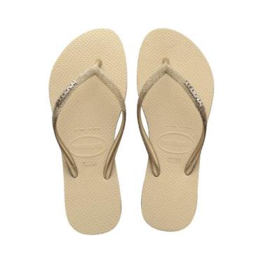 Imagem de Chinelo Sandalia Havaianas Feminina  Slim Sparkle Me