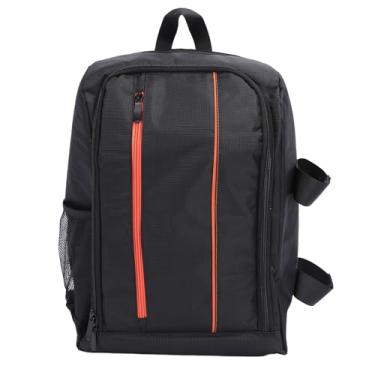 Imagem de Mochila para Câmera, Mochila para Laptop Com Câmera Com Pano à Prova de Chuva, Zíper Duplo, Divisórias Removíveis para Câmeras, Laptops e Tablets de 15,6 Polegadas, para Viagens