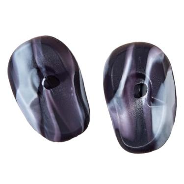 Imagem de Generic 2x silicone orelha cobre tintura coloração earmuffs cabeleireiro tintura coloração protetor, preto