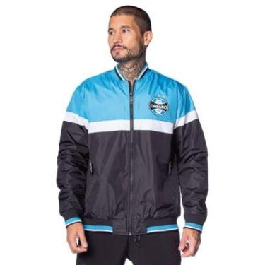 Imagem de Jaqueta Bomber Masculina Legend Grêmio Preto/azul-Masculino