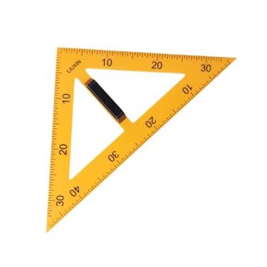 Imagem de Gralara Ferramenta de Geometria Matemática para Desenho, Régua Geométrica, Bússola, Transferidor, Grande Digital para Desenhos, Professores, Quadro-negro, Esc, Triângulo de 45 graus