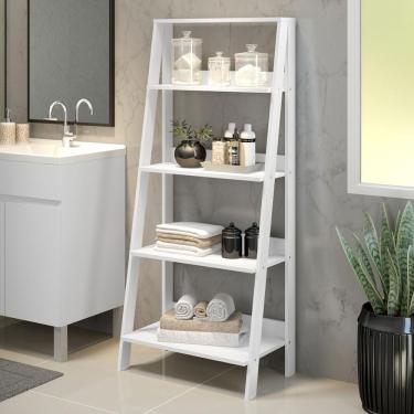 Imagem de Estante Organizadora Multiuso para Banheiro Branco