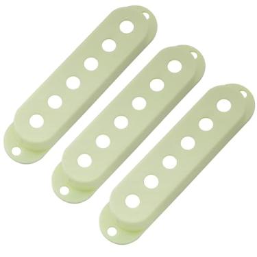 Imagem de Musiclily Pro Capa Captador Single Coil de Plástico para Guitarra ST EUA/México, Mint Green (Kit com 3 Unidades)